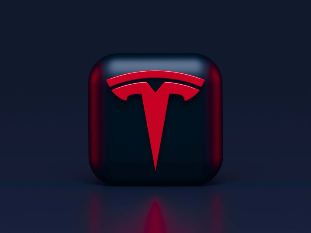 Telsa logo the future of electronic cars