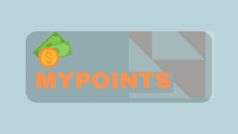 Mypoints logo with money and coin in the image