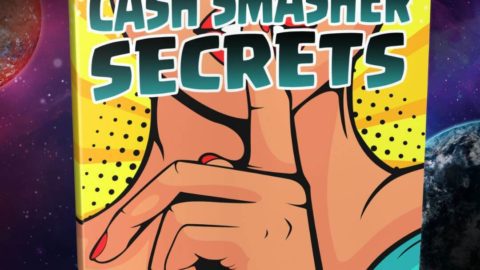 A woman in the Cash Smasher Secrets ebook cover