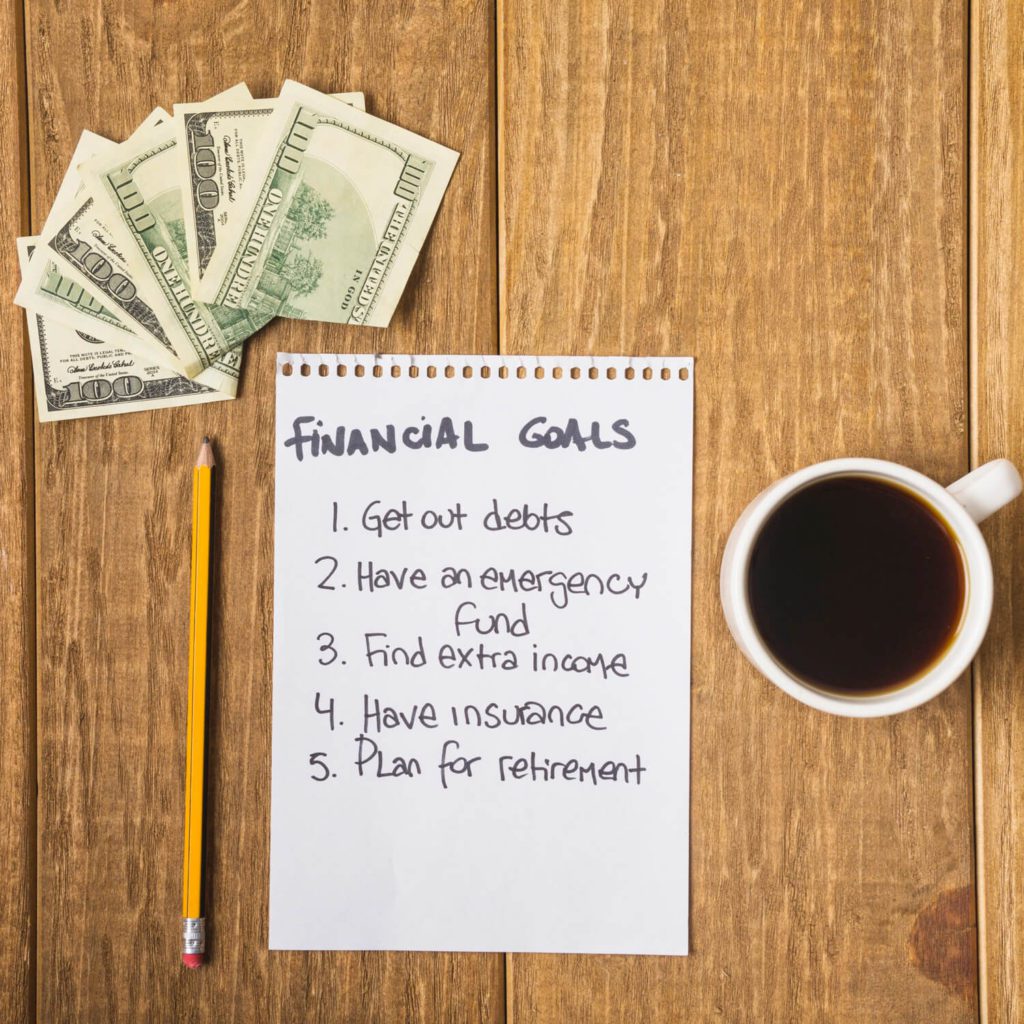 Side Hustle Secrets financial goals list