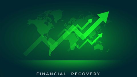 Strong Dividend Stock Financial recovery chart