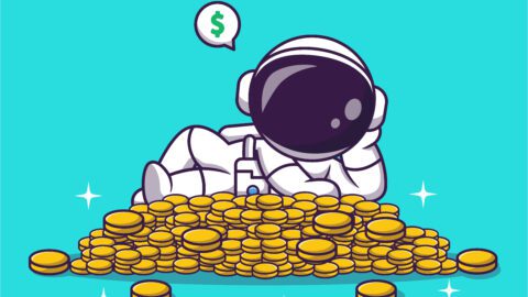 Person wearing a moonsuit- Bitcoin Resurgence Post-Halving