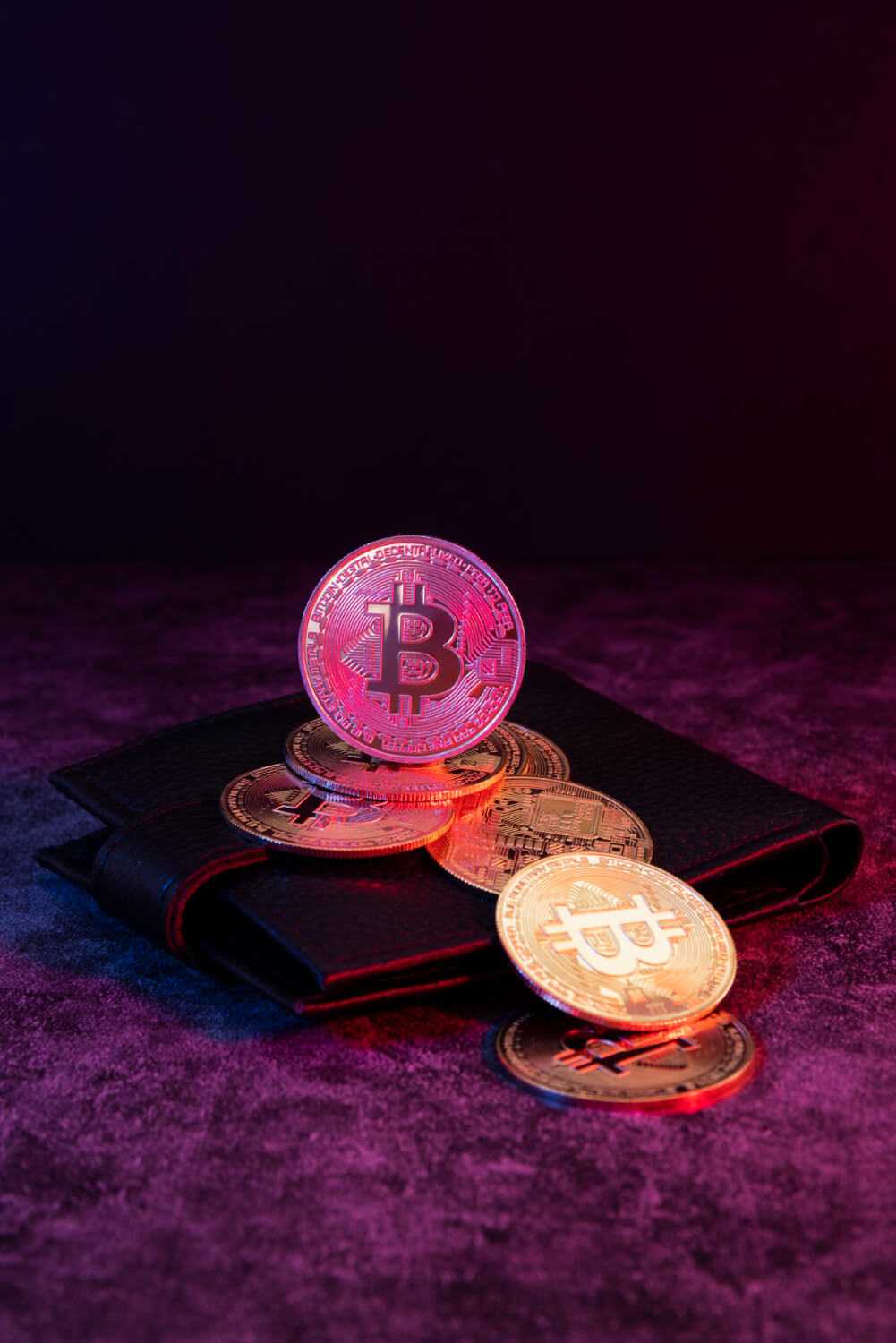 MicroStrategy Bitcoin Boom- Bitcoins on a wallet